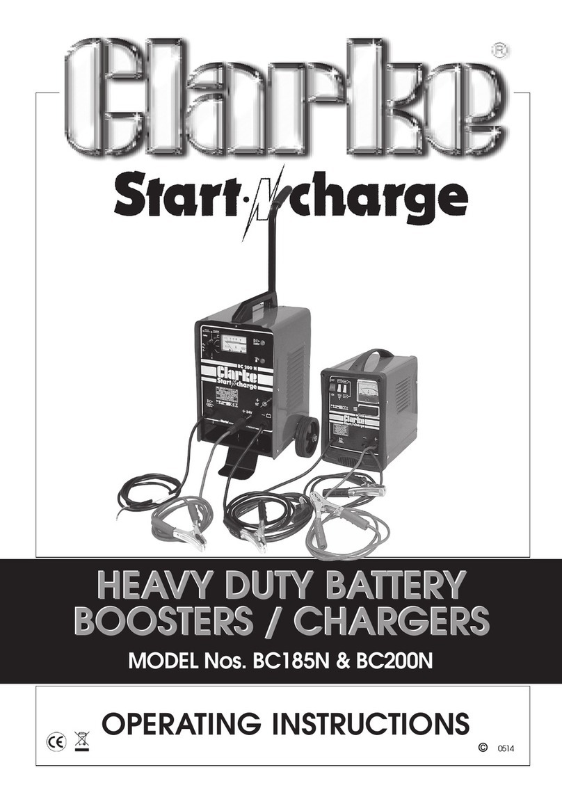 Clarke Start'N'Charge BC185N operating instructions