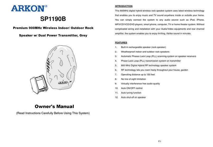 Arkon SP1190B owner's manual