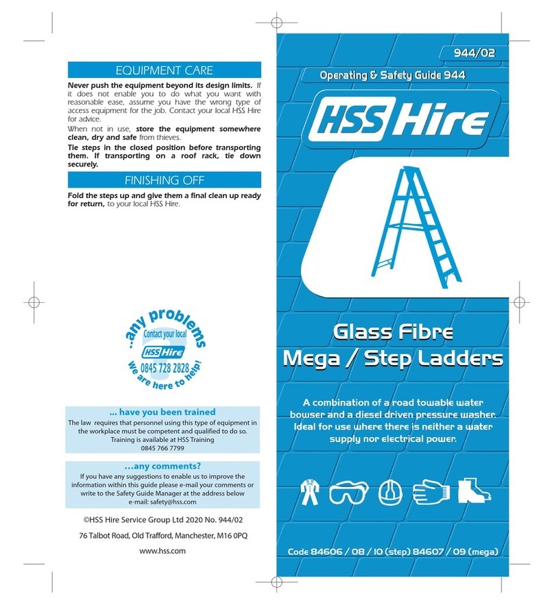 HSS Hire Youngman Megastep Troubleshooting guide