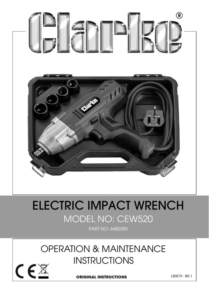Clarke CEW520 Instruction Manual