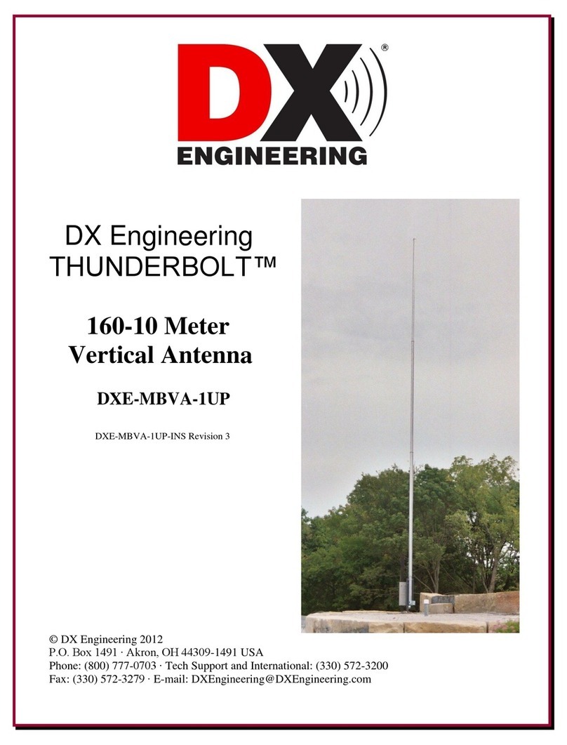 DX Engineering THUNDERBOLT DXE-MBVA-1UP User manual