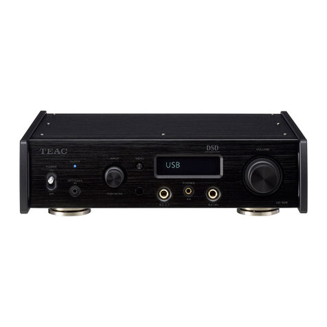 Teac UD-505 owner's manual