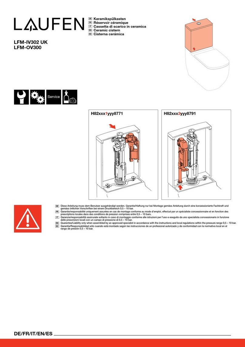 Laufen LFM-IV302 UK User manual Laufen LFM-IV302 UK User manual