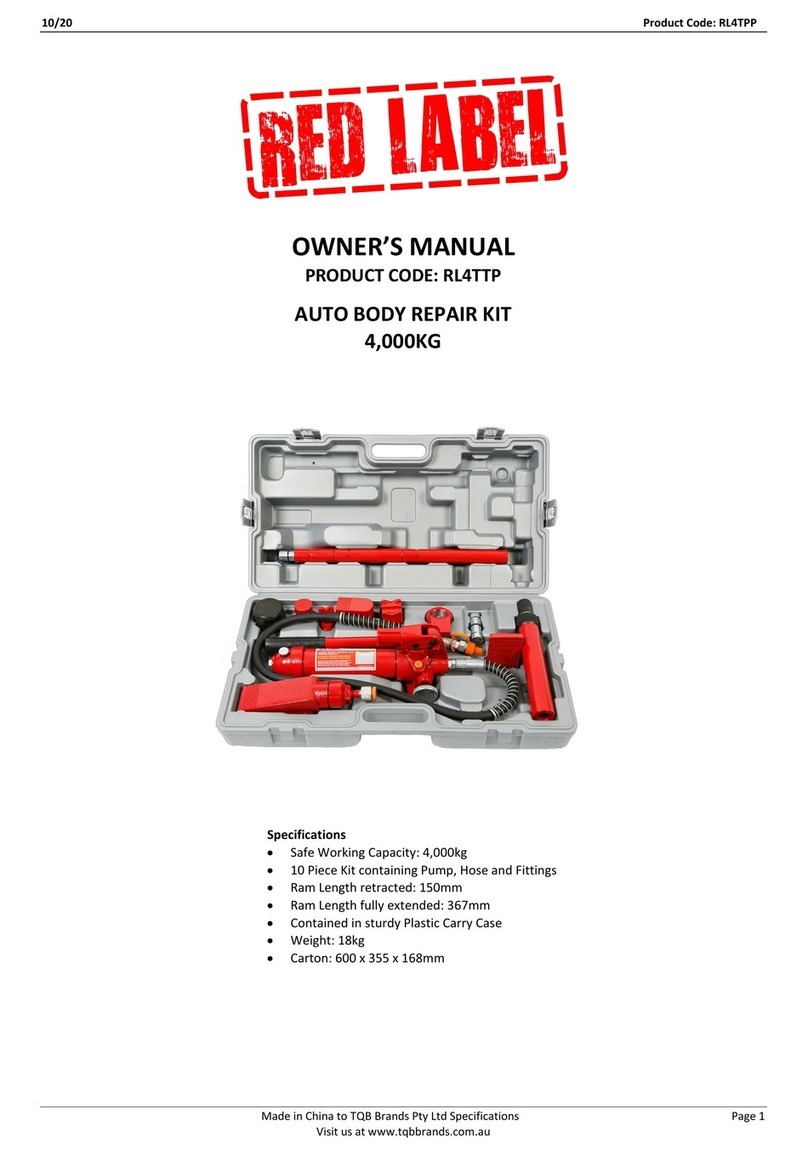 RED LABEL RL4TTP owner's manual