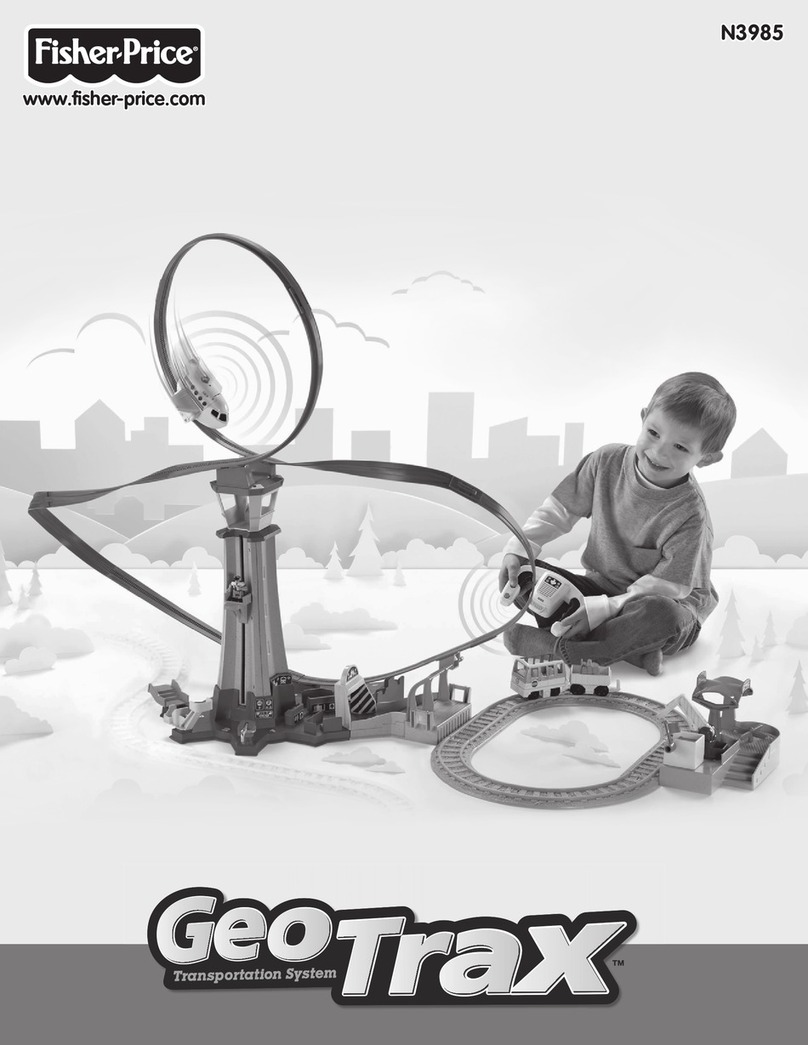Fisher-Price GEOTRAX N3985 User manual Fisher-Price GEOTRAX N3985 User manual