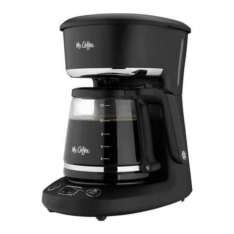 Mr. Coffee PC12 Series user manual