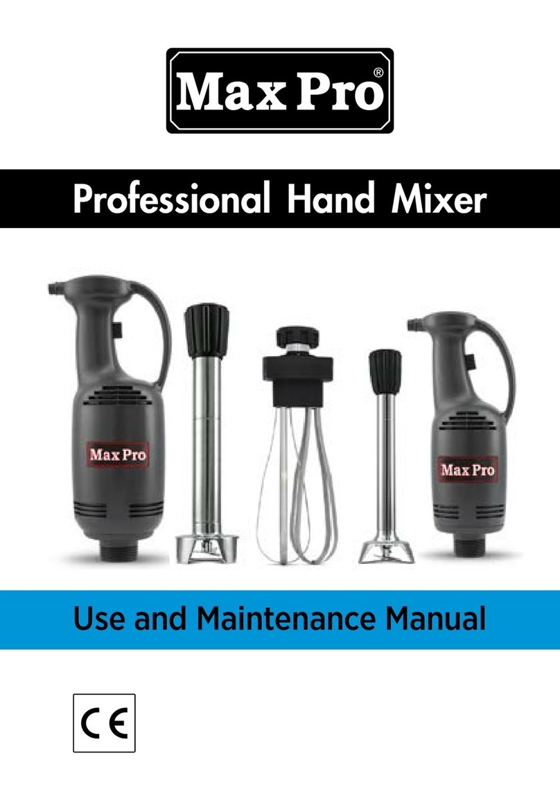 Max Pro 330010 Use and maintenance manual