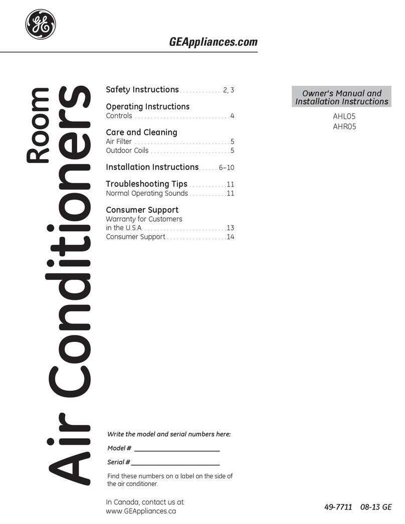 GE AHL05 Operating instructions