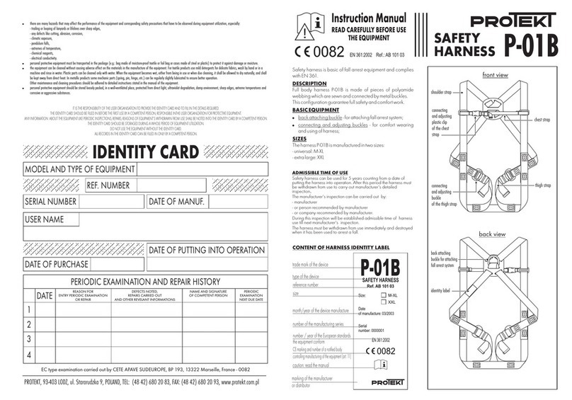 Protekt P-01B User manual