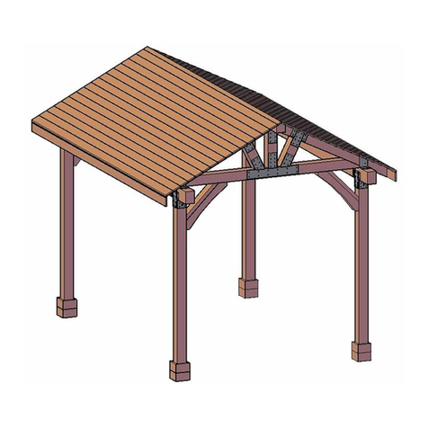 Forever Redwood THE THICK TIMBER TOLEDO WOOD PAVILION Assembly instructions Forever Redwood THE THICK TIMBER TOLEDO WOOD PAVILION Assembly instructions
