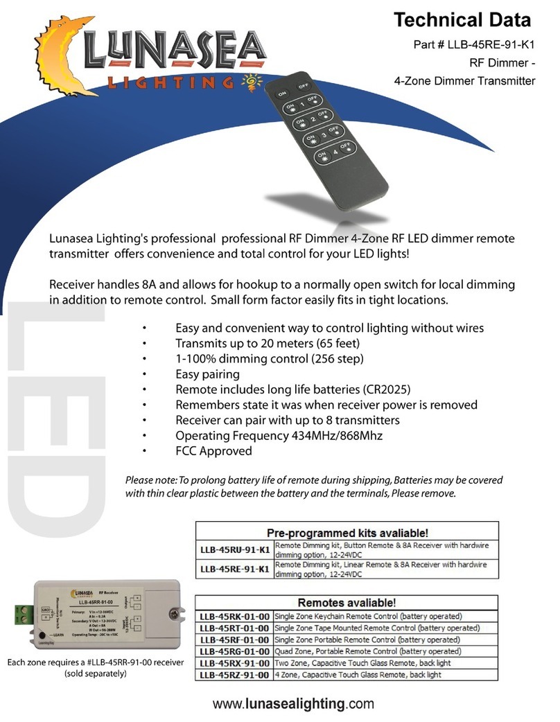 Lunasea LLB-45RE-91-K1 Technical data