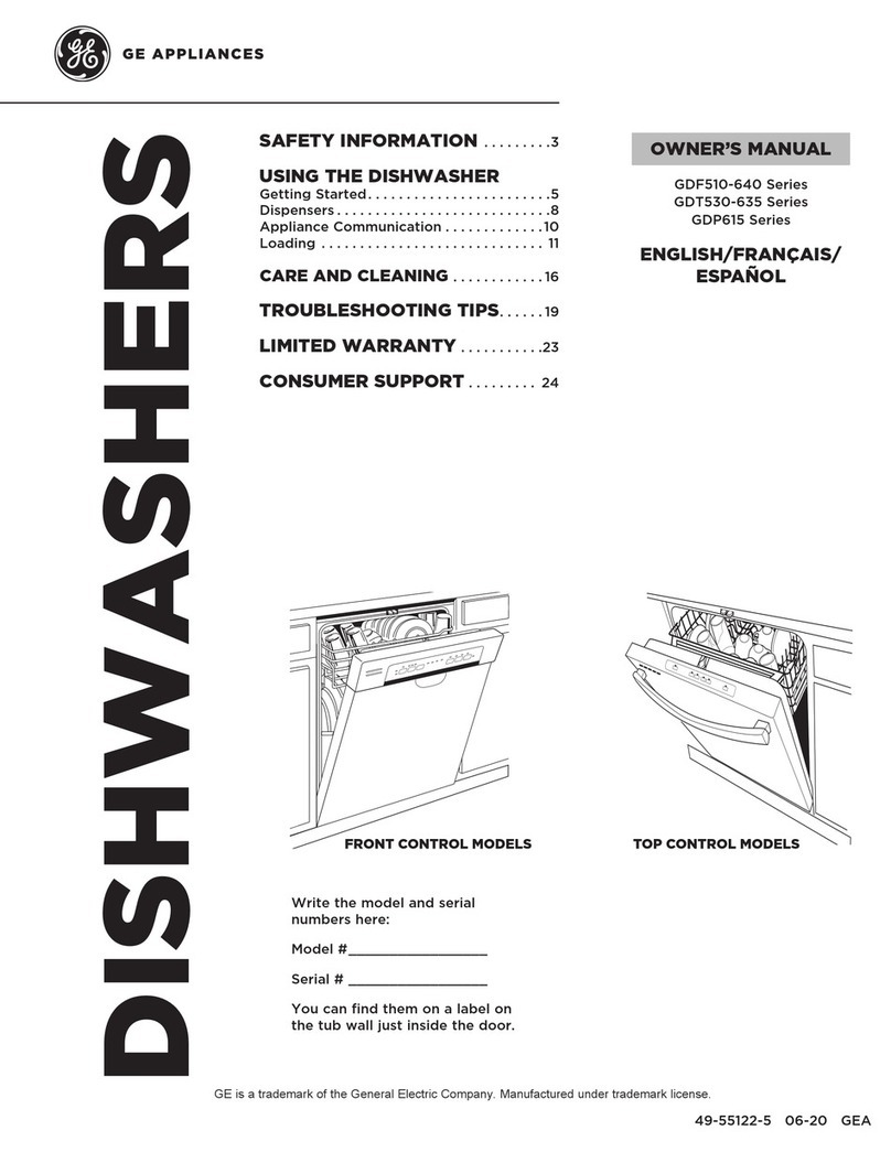 GE GDT530-635 Series User manual