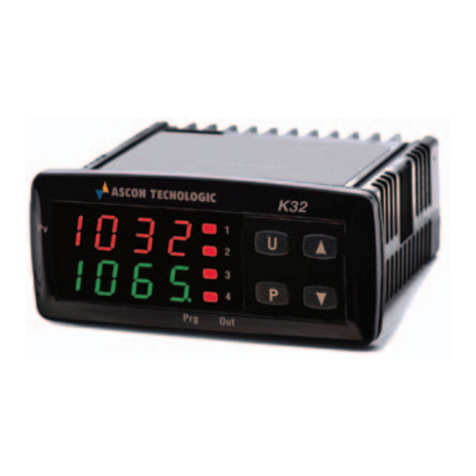 Ascon tecnologic K32 Installation and operation manual