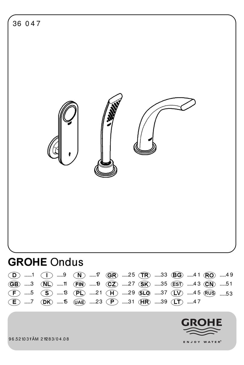 Grohe Ondus 36 047 manual Grohe Ondus 36 047 manual