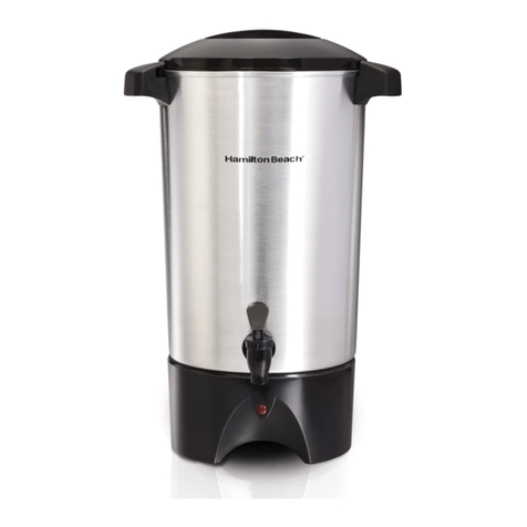 GE Coffee Urn Cafetera User manual GE Coffee Urn Cafetera User manual