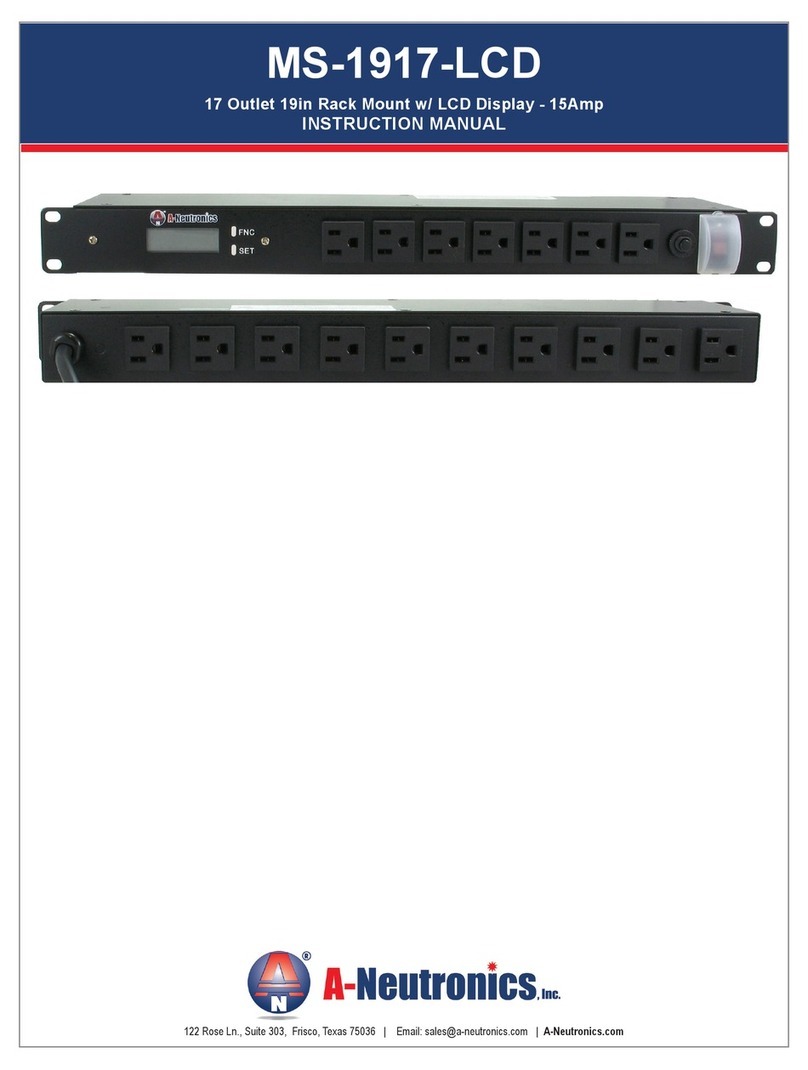 A-Neutronics MS-1917-LCD User manual