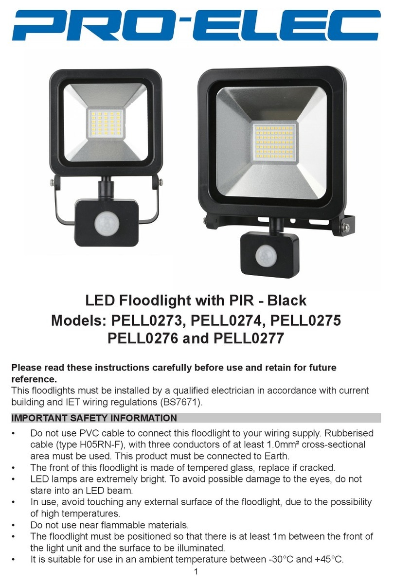 Pro-Elec PELL0273 User manual