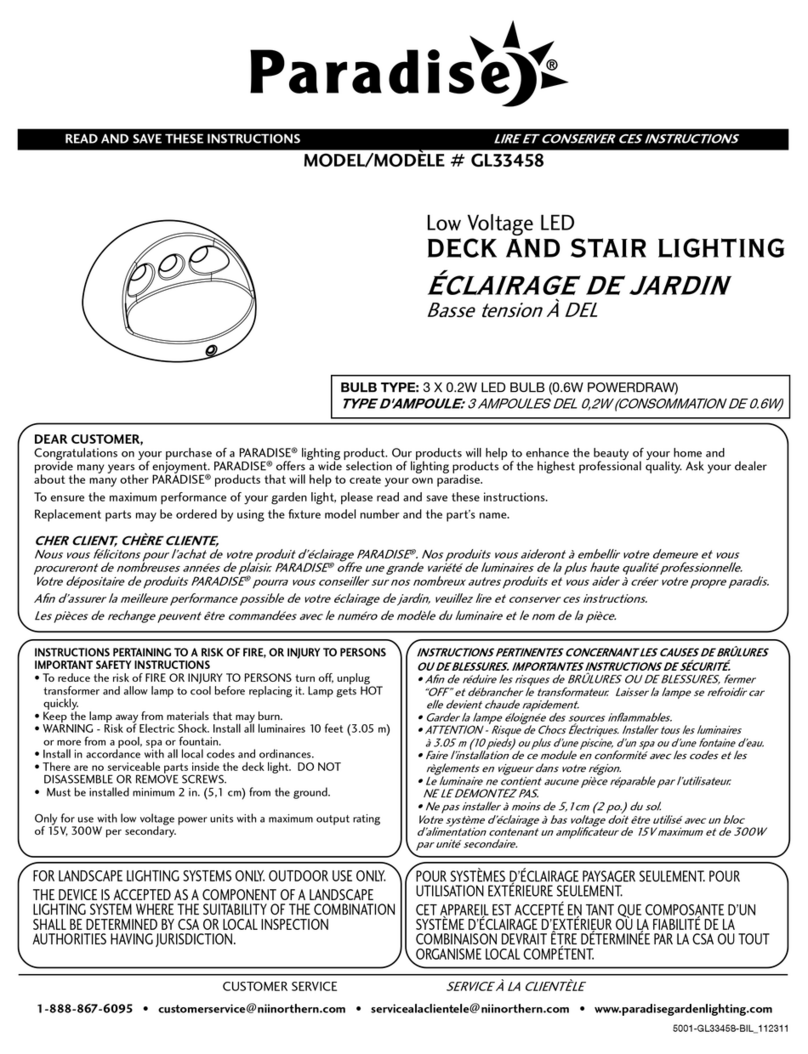 Paradise Datacom GL33458 User manual