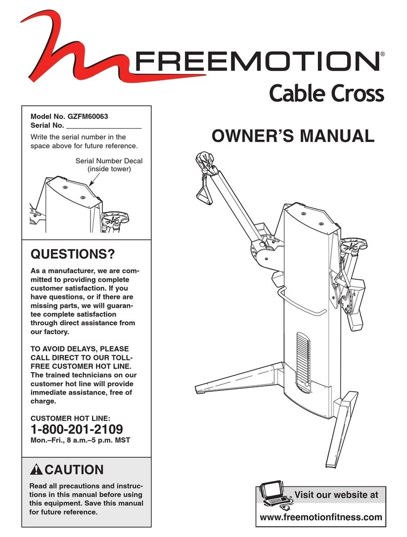FREE MOTION GZFM60063 User manual