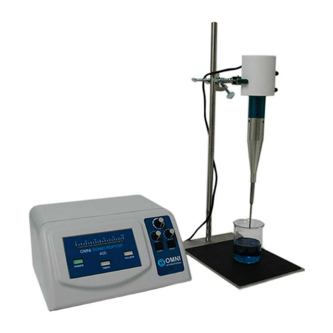 Omni Sonic Ruptor 400 user manual