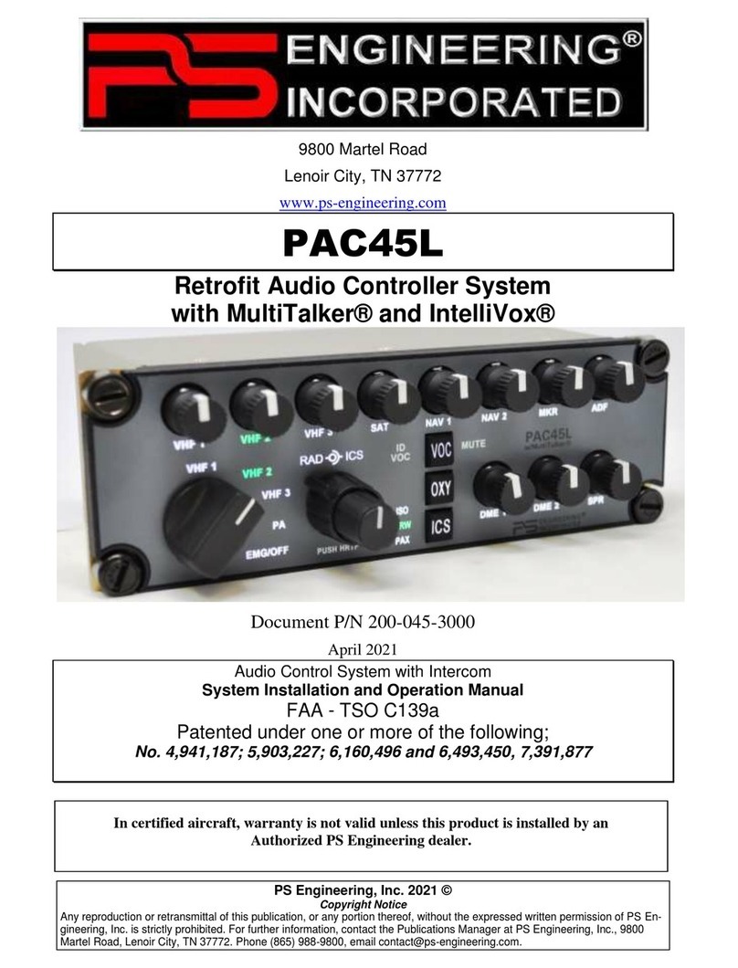 PS Engineering PAC45L manual