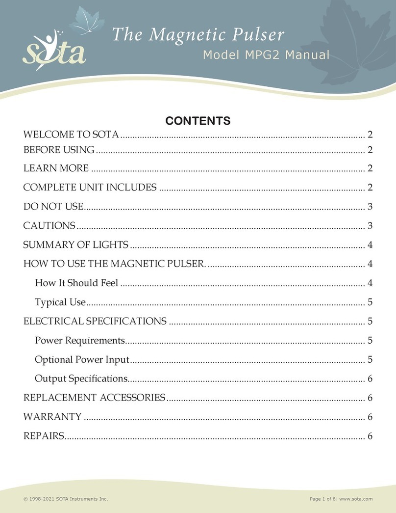 Sota Magnetic Pulser User manual
