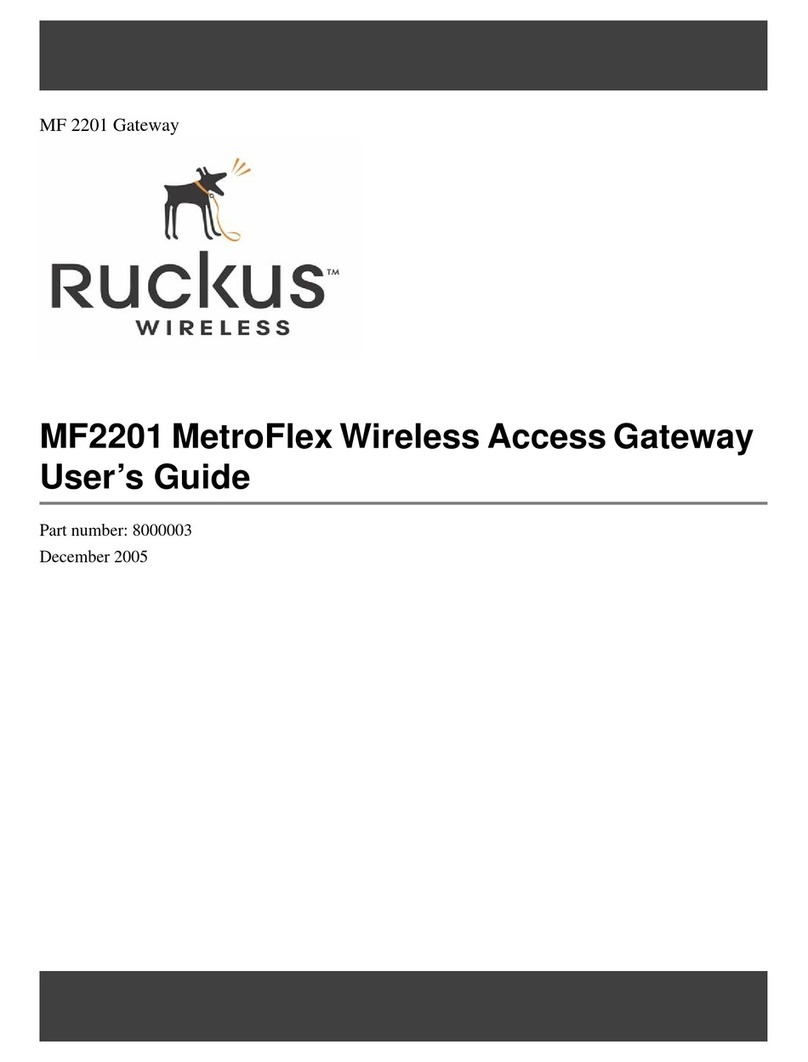 Ruckus Wireless MetroFlex MF2201 user guide