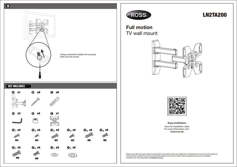 Ross LN2TA200 quick start guide