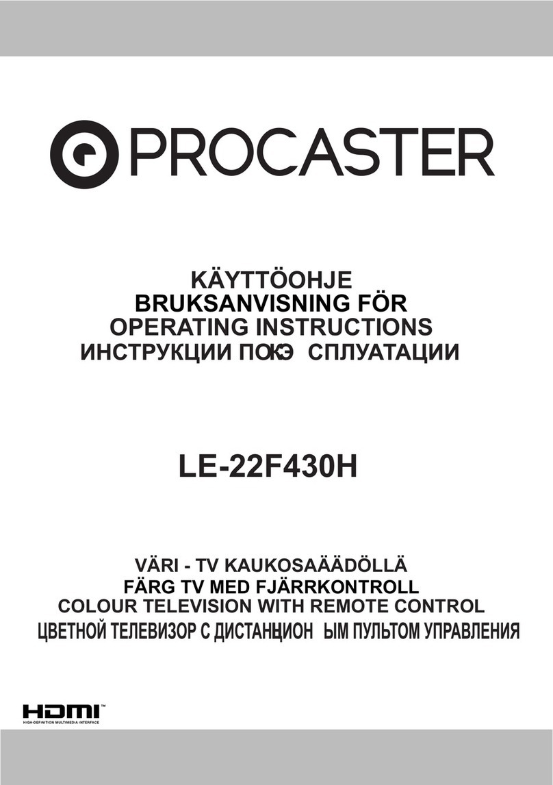PROCASTER LE-22F430H User manual