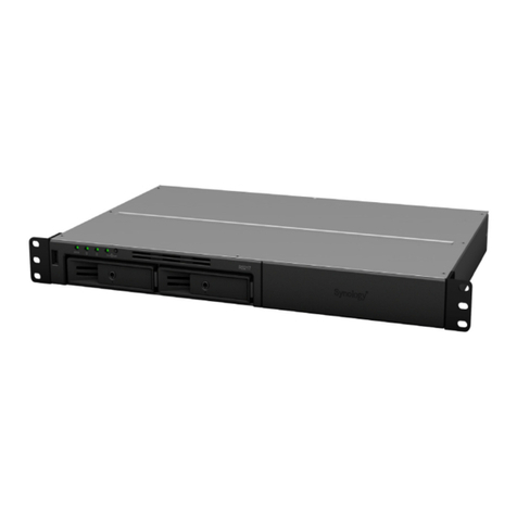 Synology RackStation RS217 Hardware installation guide