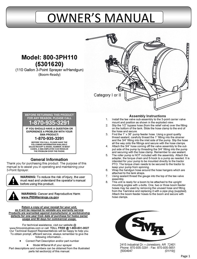 SMA 800-3PH110 owner's manual