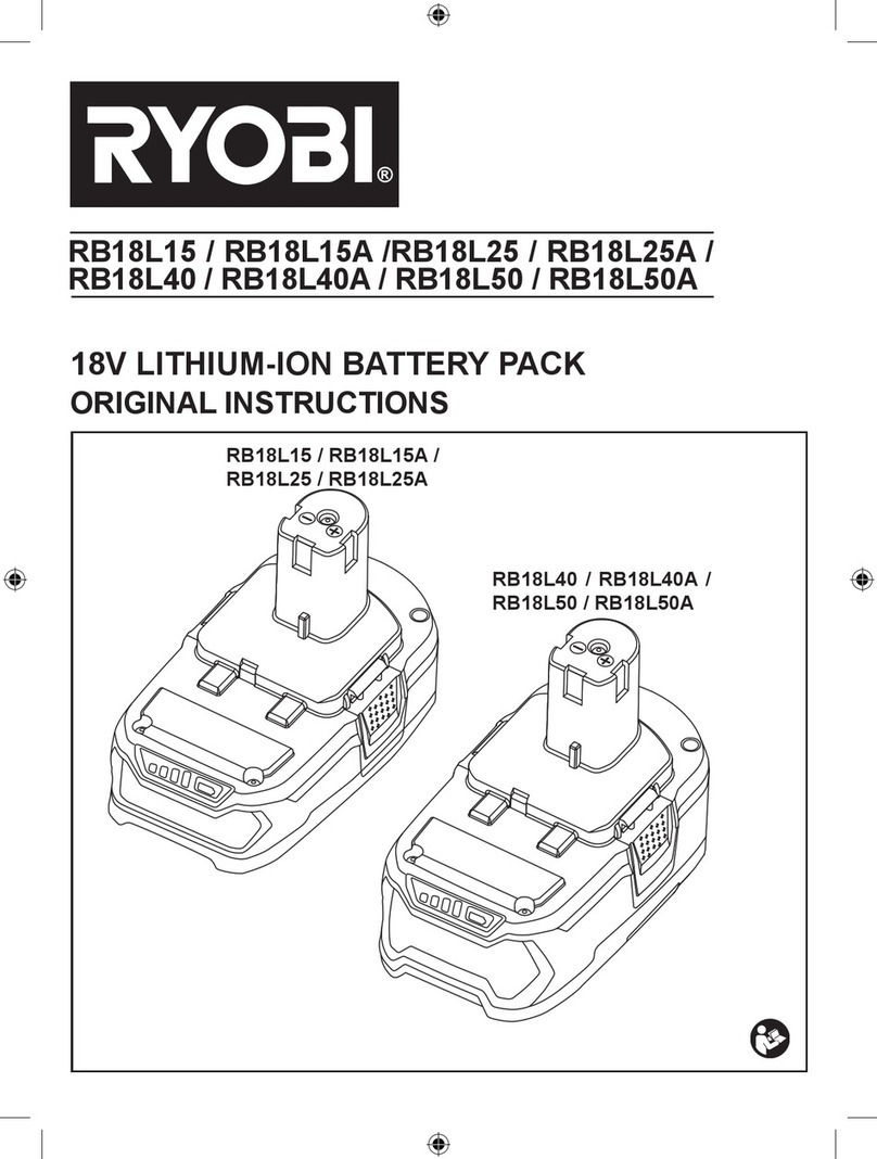 Ryobi RB18L50 Original instructions