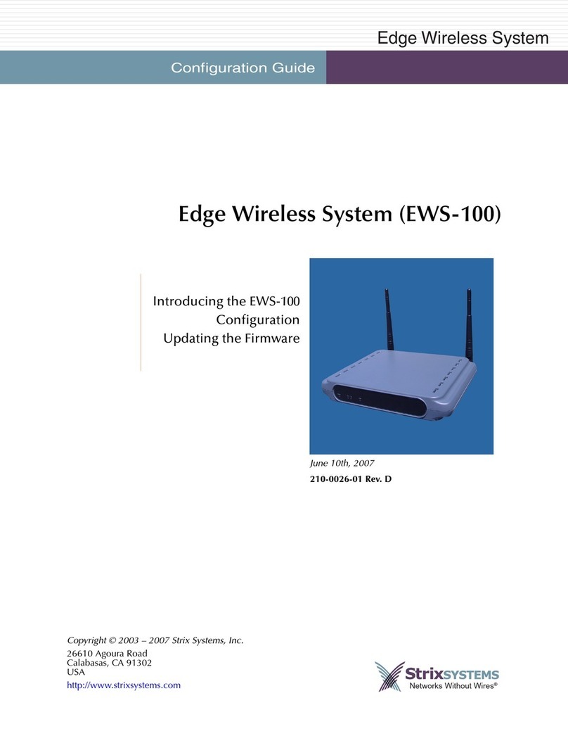 Strix Systems EWS-100 Configuration guide
