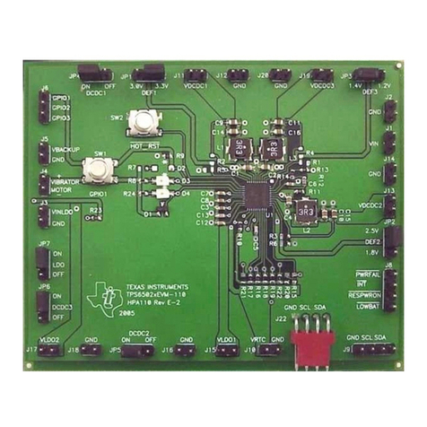 Texas Instruments TPS65023EVM User manual