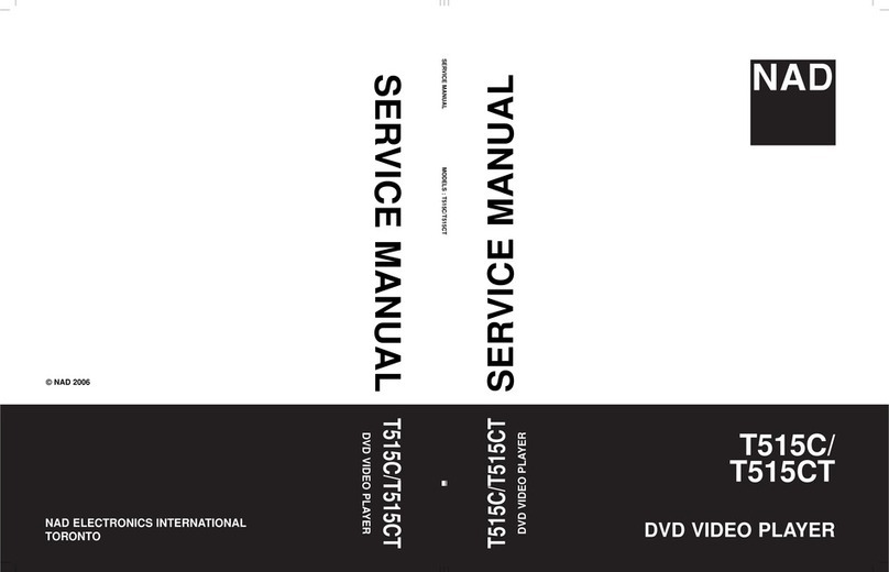 NAD T515C Service manual