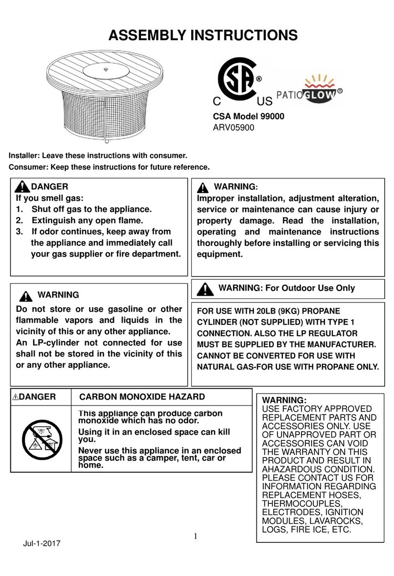 Four Seasons Courtyard 99000 Assembly instructions