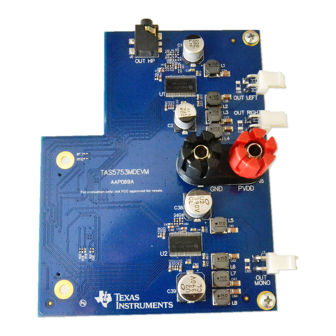 Texas Instruments TAS5753MDEVM User manual