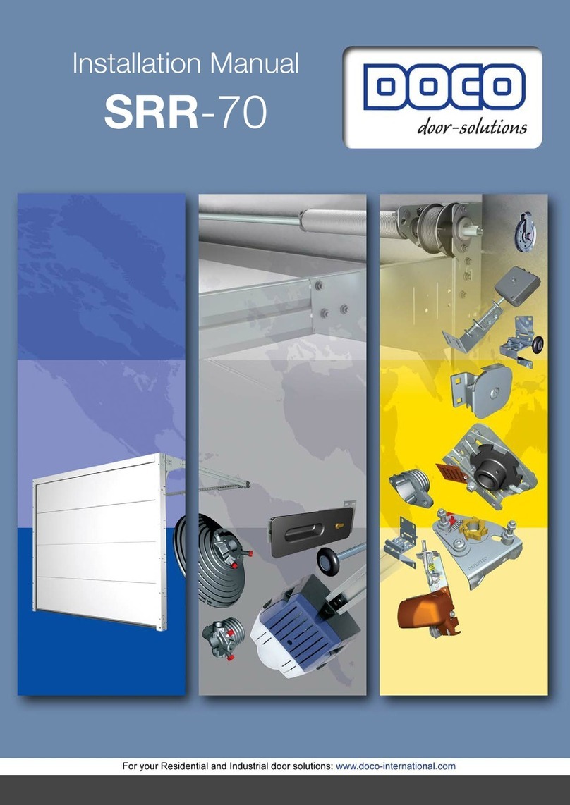 Doco SRR-70 installation manual