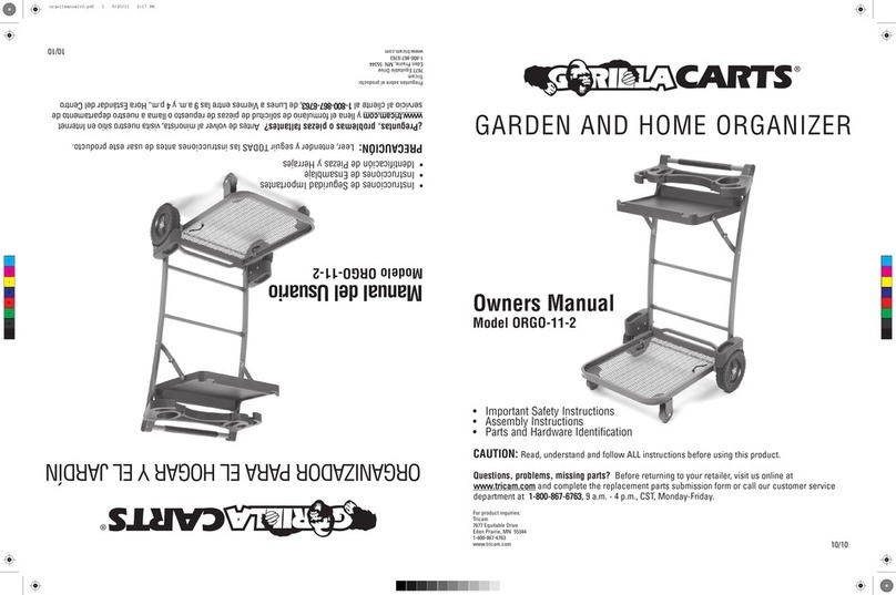 Gorilla Carts ORGO-11-2 owner's manual