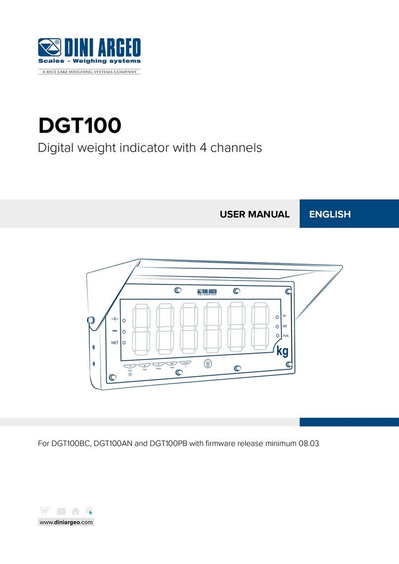 Dini Argeo DGT100 user manual