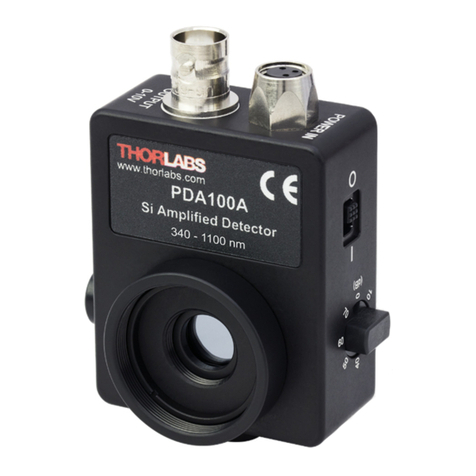 THORLABS PDA100A user guide