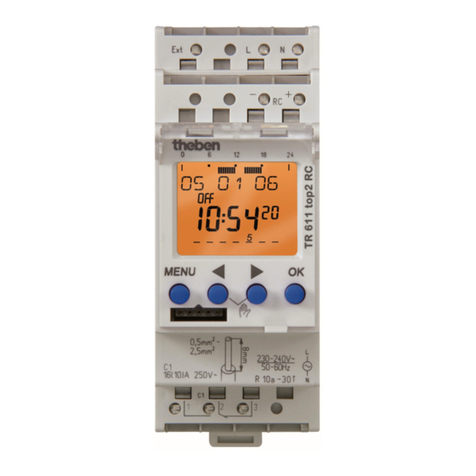 Theben TR 611 top2 RC 24 V Installation and operating instructions