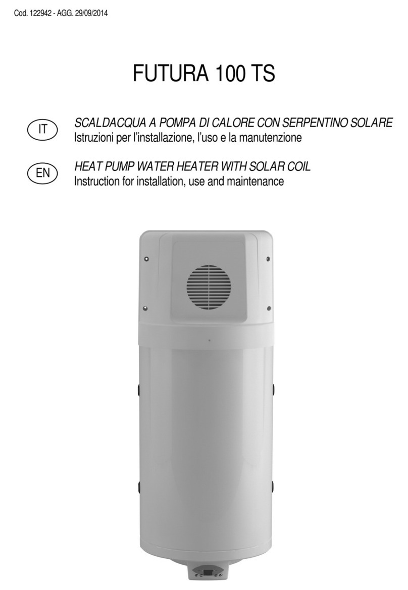 Giona Holding Futura 100 TS Instructions for installation, use and maintenance
