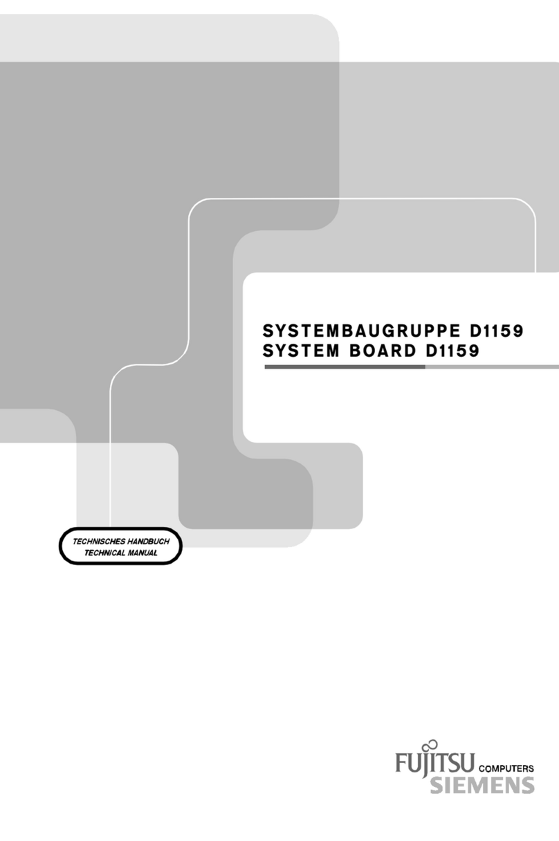 Siemens Fujitsu D1159 User manual
