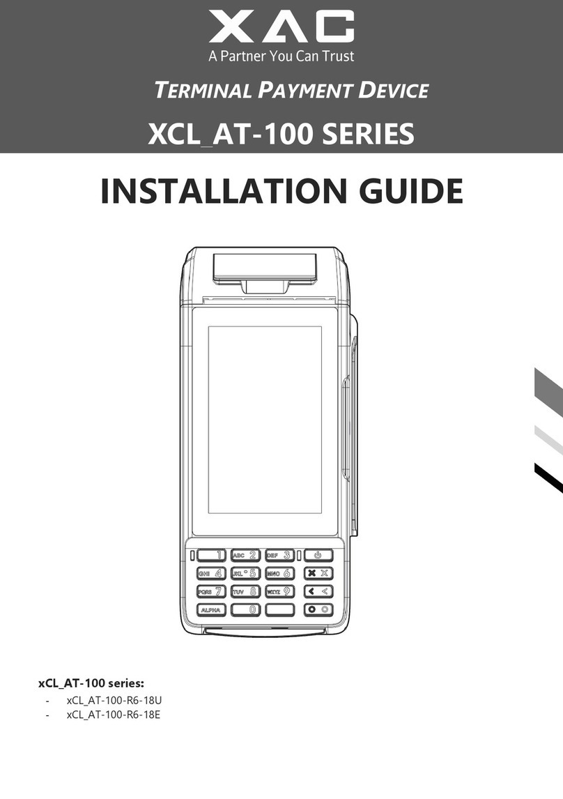 XAC XCL AT-100 SERIES User manual
