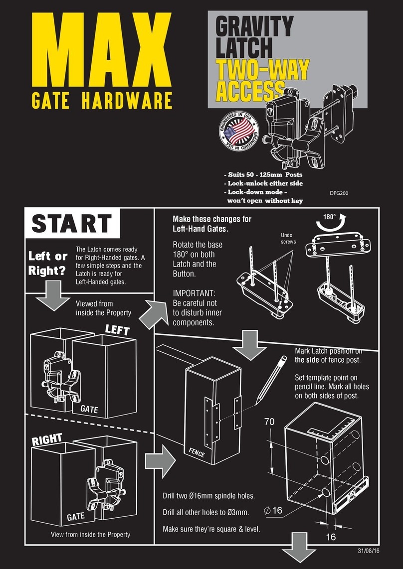 Max Keystone Series Install manual