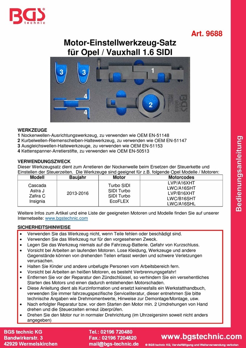BGS technic 9688 User manual
