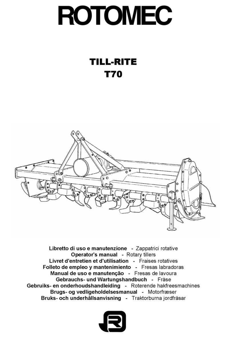 Rotomec TILL-RITE Operator's manual