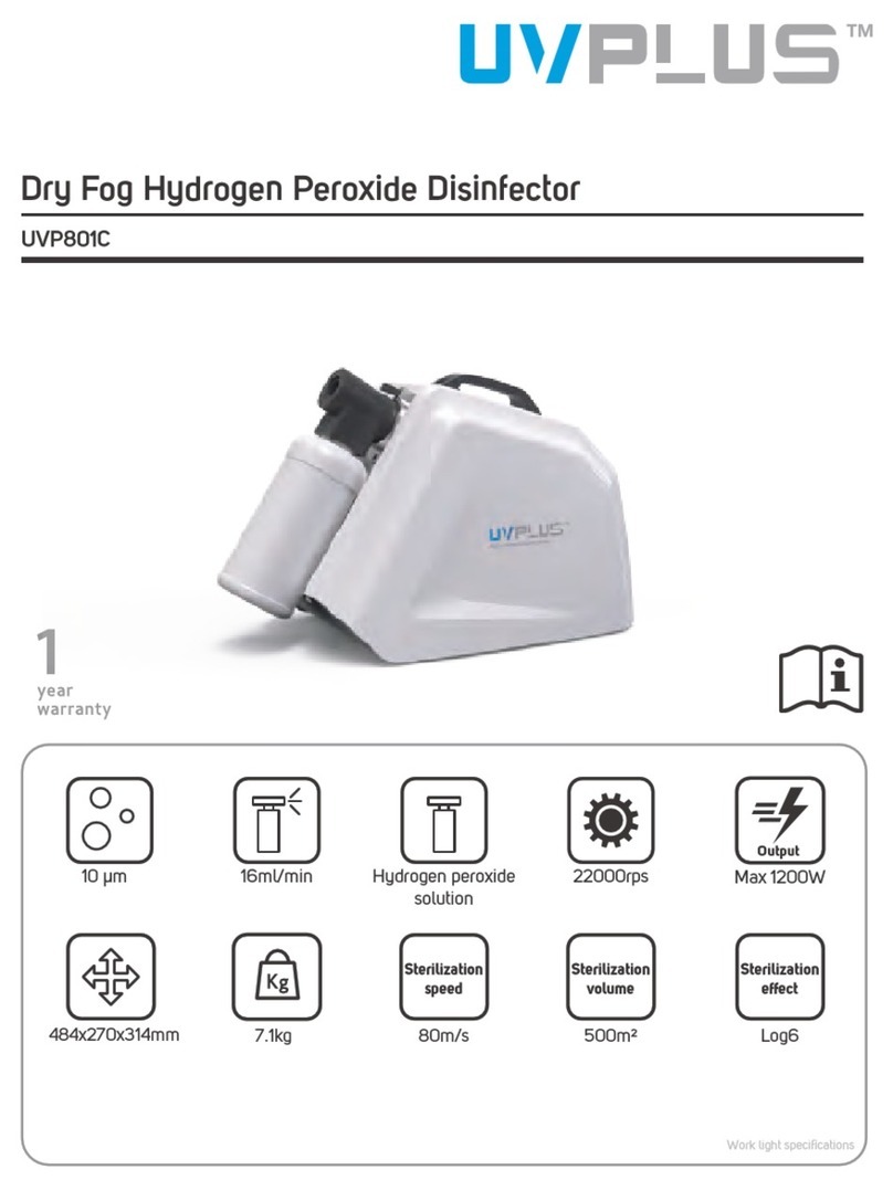 UVPLUS UVP801C User manual