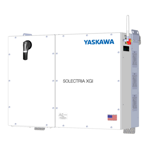 YASKAWA SOLECTRIA XGI 1500 Series User manual YASKAWA SOLECTRIA XGI 1500 Series User manual